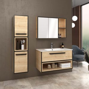High End 32" Vanity (Cavalli Oak)