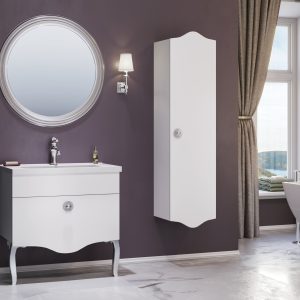 High End 32" Vanity (Cunda White/Silver)
