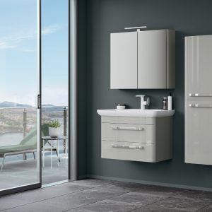 High End 32" Vanity (Rose Glossy Cashmere)