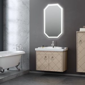 High End 34" Vanity (Dream Glossy Cappuccino)