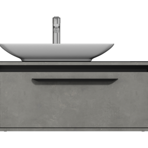 High End 36" Vanity (Bella Retro-Silver)