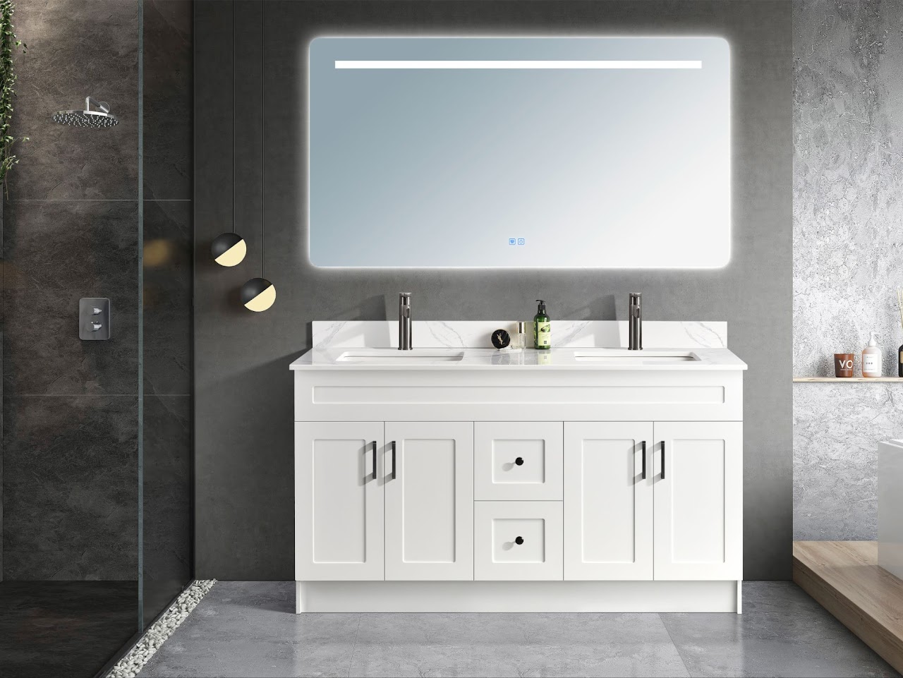 HDF 72" Vanity