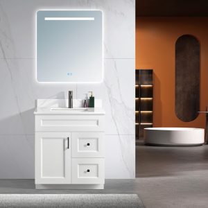 Wood 30" Vanity (With Drawers)