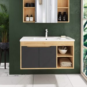High End 32" Vanity (Nuvo Oak-Anthracite)