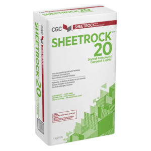CGC Sheetrock Sheetrock 20, Setting-Type Drywall Compound, 11 kg Bag