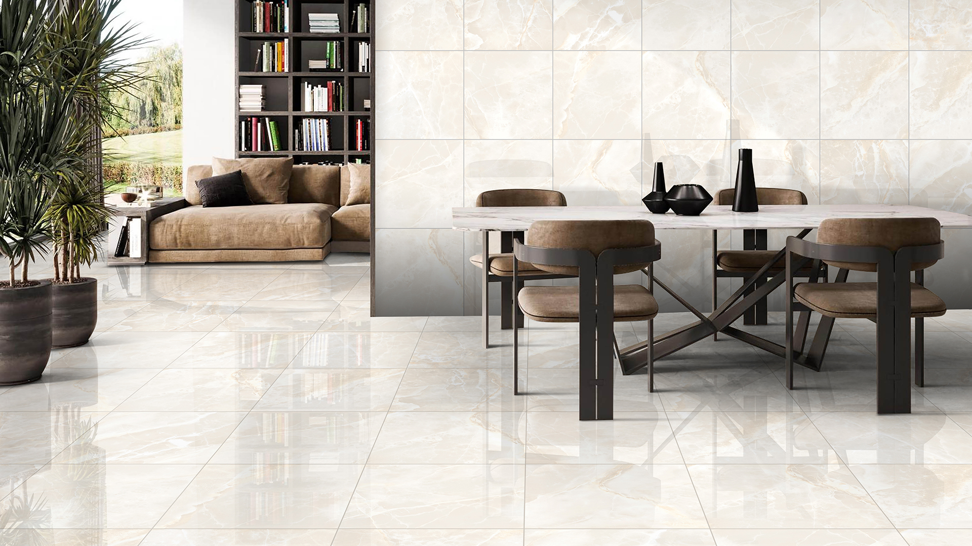 Onyx (Natural) 24-inch x 24-inch Glossy Porcelain Tile $3.99/sqft - Image 2