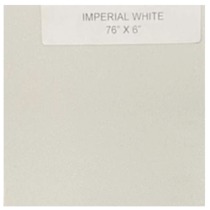 108" x 6" White Quartz Shower Jamb