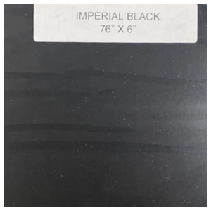 95" x 6" Black Quartz Shower Jamb