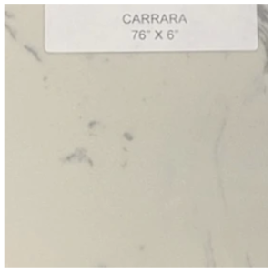 95" x 6" Carrara Quartz Shower Jamb