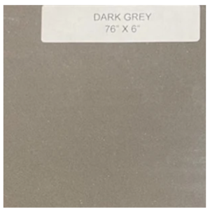 76" x 6" Dark Grey Quartz Shower Jamb