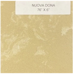 95" x 6" Nuova Dona Quartz Shower Jamb