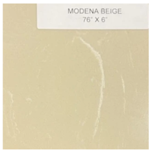 76" x 6" Modena Beige Quartz Shower Jamb