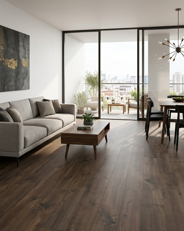 Antique Birch 12mm Laminate with 126mm Wide Plank (GR) $2.99 /sqft - Image 2