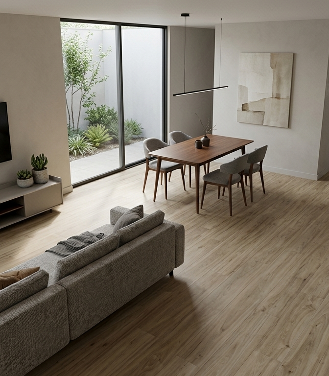 French Walnut 6.5 mm Vinyl Flooring (24.03 sq.ft./case) (TC) $3.49 /sqft - Image 2