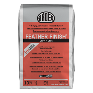ARDEX FEATHER FINISH® Self-Drying Cement-Based Finish Underlayment