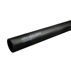 ABS Pipe (Solid) 2in X 12ft Black