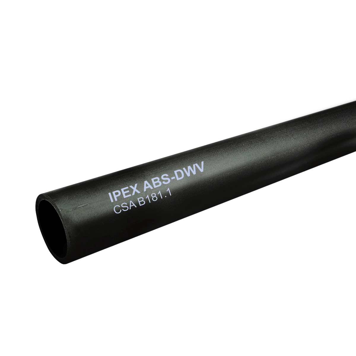 ABS Pipe (Solid) 2in X 12ft Black