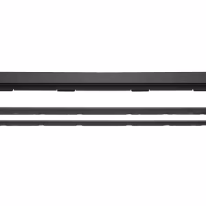 Schluter KERDI-LINE Linear Floor Drain with Solid Grate Design Brushed Stainless Steel (V4) Matte Black
