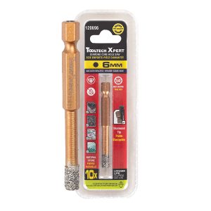 Tooltech Xpert Diamond Core Hole Saw Bit 1/4in (6mm) Hex Shank