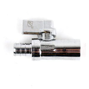 StreamWay Sweat Quarter Turn Straight Stop Valve ½In Copper X ½In Pex