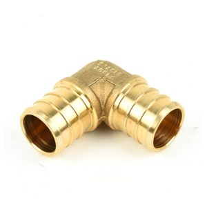 StreamWay Pex Brass 90° Elbow Barb To Barb 3/4 X 3/4in