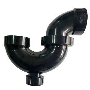 StreamWay ABS P-Trap With C/O With Union 1½In Black