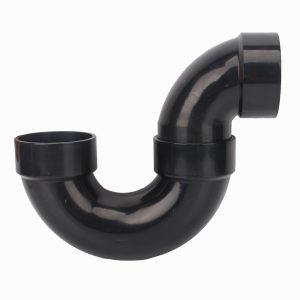 StreamWay ABS P-Trap Less C/O Less Union 1½In Black