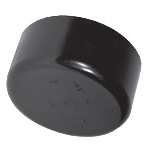 Ipex ABS Solid Cap 1½In Black