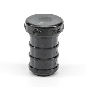 StreamWay Pex Poly Plugs Barb To Barb 3/4in Black