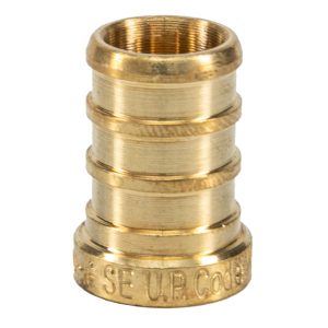 StreamWay Pex Brass Plugs Barb To Barb 1/2in Lead-Free