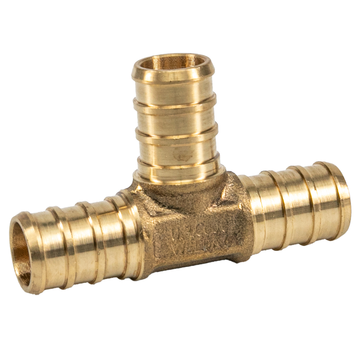 StreamWay Pex Brass Tee Barb To Barb 3/4 X 3/4 X 3/4in Lead-Free