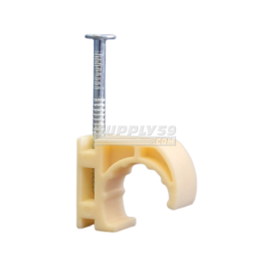 1″ J-Clamp Tubing Fastener With Nail