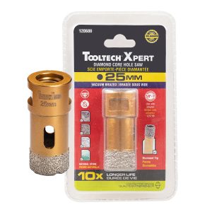 Diamond Core Hole Saw Bit 1in (25mm) Thread 5/8-11