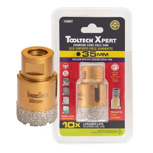 Diamond Core Hole Saw Bit 1-3/8in (35mm) Thread 5/8-11