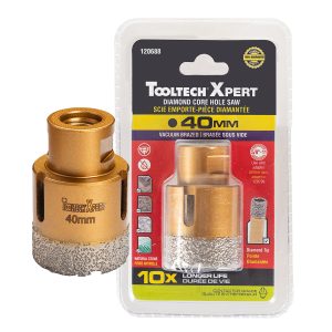 Diamond Core Hole Saw Bit 1-9/16in (40mm) Thread 5/8-11