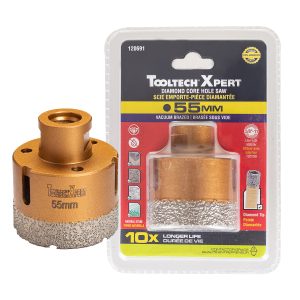 Diamond Core Hole Saw Bit 2-3/16in (55mm) Thread 5/8-11