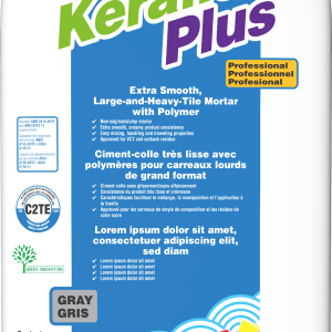 Mapei Keraflex Plus Extra Smooth Large & Heavy Tile Mortar Grey 44 lb