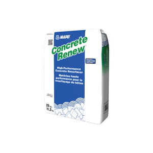 Packaging of MAPEI Concrete Renew 25lb