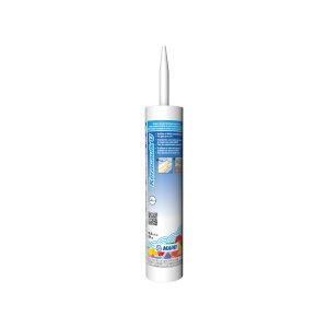 A bottle of Keracaulk U Sanded Siliconized Acrylic Caulk 311 mL