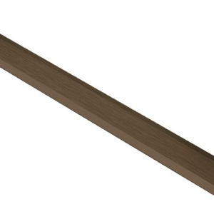Schluter VINPRO-T Retrofit Resilient T-Molding Profile - Anodized Aluminum Brushed Antique Bronze