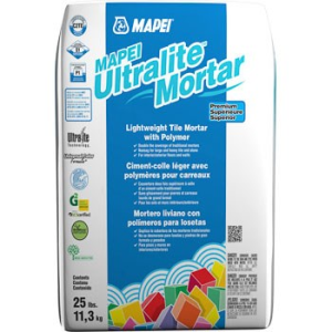 25lb packaging of MAPEI Ultralite Mortar
