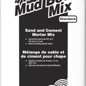 55lb packaging of MAPEI 4 to 1 Mud Bed Mix