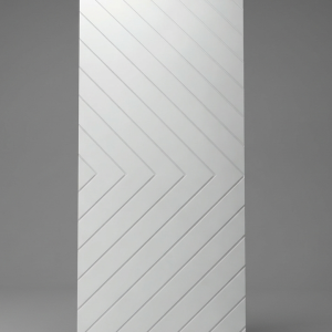 Brighton Chevron Pattern Solid Core Interior Door