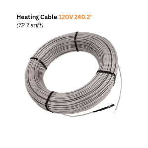 Heating Cable 120V 240.2' (72.7 sqft)