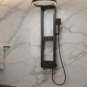 Shower Panel With Round Rainfall Head 1